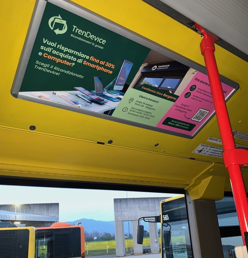 TrenDevice's tweet photo. Ci hai notato per le strade di #Bergamo?
Se non hai ancora visto il nostro TrenDevice Store in Largo Tironi 4b, veniamo noi da te! 🚍♻️
https://t.co/lsR4QfK0aC
#TrenDevice #TrenDeviceStore #Ricondizionati https://t.co/HEDBSWDTL8