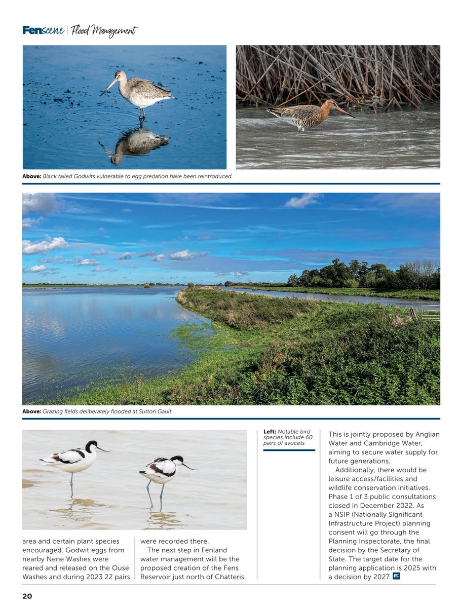 Vital flood and wildlife protection from the Ouse washes... ------------------------------------------- #fenland #Flood #WaterManagement