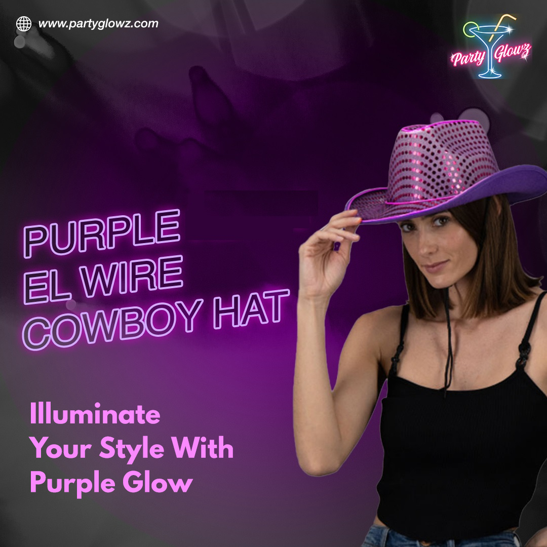 GlowzParty's tweet photo. Step Into The Purple Spotlight! LED Flashing EL Wire Purple Cowboy Hat - Sequins & Sparks 🤠✨ 👉 https://t.co/TVbHr72uNB
#purplecowboyhat #lightupthenight #elwirefun #elwirecowboyhat #elwirehat #elwire #partycowboyhat #cowboyhat #cowgirlhat #lightupcowboyhat #sequincowboyhat https://t.co/WFQnIE9jui