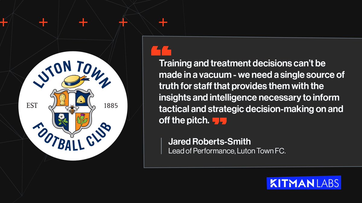 KitmanLabs's tweet photo. Welcome @LutonTown! The Club has expanded its use of the iP: Intelligence Platform to include the Performance Medicine, Performance Optimization, and Coaching and Development Solutions across the men’s first team.

Read the release: https://t.co/FnZwJmWL3o

@premierleague https://t.co/MFXvzPOyna