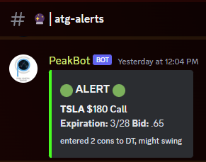 PeakCapTrades's tweet image. $TSLA calls paid us overnight!!! THE TEAM IS EATING TODAY

#tesla #optionsalert