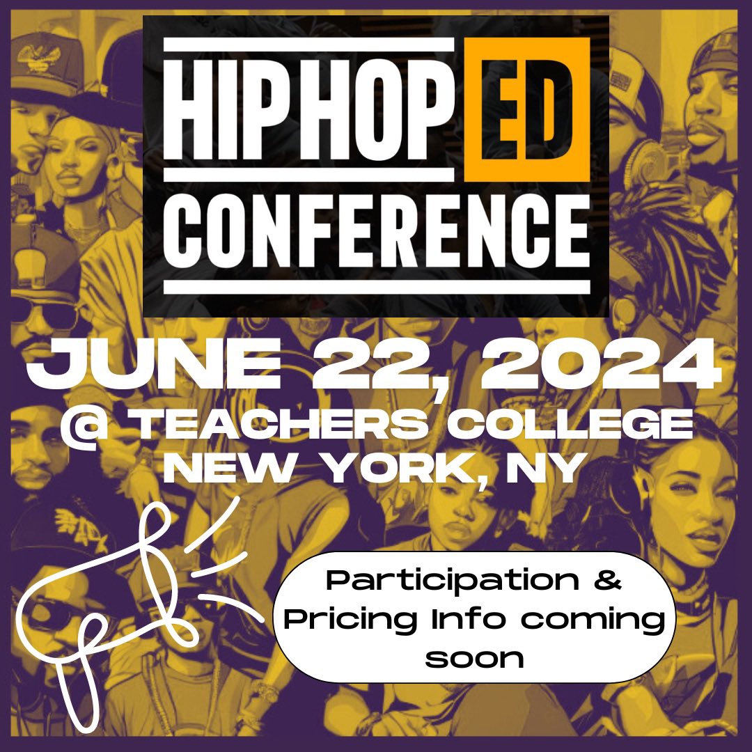 #HipHopEd (@therealhiphoped) on Twitter photo <a href="/jrawls82/">J Rawls Ed.D</a> <a href="/whoisjr/">JohnRobinson</a> <a href="/Wordsworth_eMC/">IG: Wordsworthbklyn</a> <a href="/MickeyFactz/">IG: Mickey.Factz</a> It’s official and confirmed! Join us on 6/22/24 in NYC for the #HipHopEd conference. More information coming shortly. Please spread the word #SquadWork <a href="/jrawls82/">J Rawls Ed.D</a> <a href="/whoisjr/">JohnRobinson</a> <a href="/Wordsworth_eMC/">IG: Wordsworthbklyn</a> <a href="/MickeyFactz/">IG: Mickey.Factz</a> It’s official and confirmed! Join us on 6/22/24 in NYC for the #HipHopEd conference. More information coming shortly. Please spread the word #SquadWork