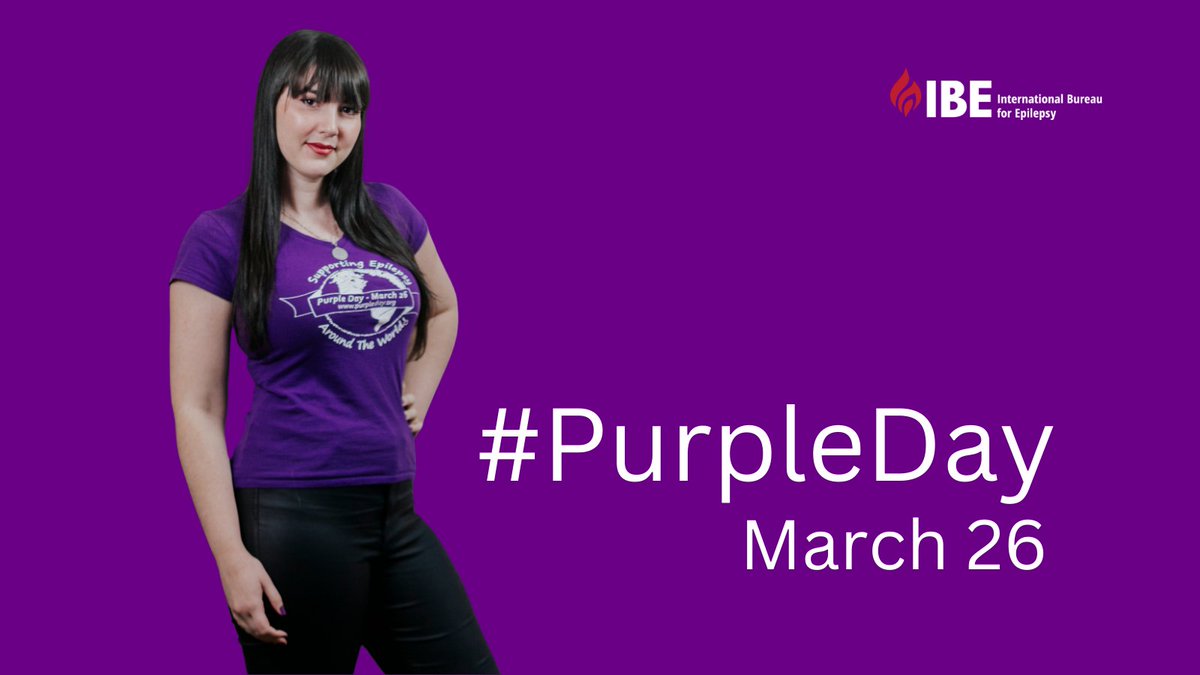 Happy #PurpleDay💜 Did You Know? #PurpleDay was started by IBE Youth Team member, @CassidyMeganPD in 2008? Cassidy’s goal was to get people talking about epilepsy to dispel myths.