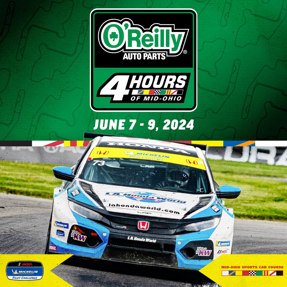 NEWS: O’Reilly Auto Parts joins as title sponsor of new @IMSA sports car weekend at Mid-Ohio Sports Car Course Read more: bit.ly/3xbGGsS #IMSA / #IMPC / @oreillyauto