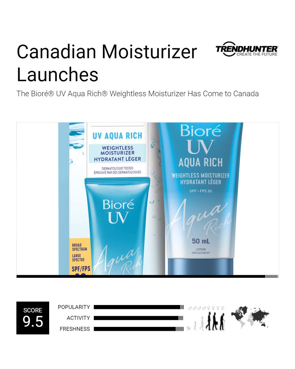trendhunter's tweet photo. The skincare industry embraces Prosumerism, where consumers strive to become experts. It's not just about better products but also a social endeavor. Learn more about our SPF Hype insight: https://t.co/m8cJpthAMk #Innovation #SkincareTrends #ConsumerInsight https://t.co/RMc02MZrBt