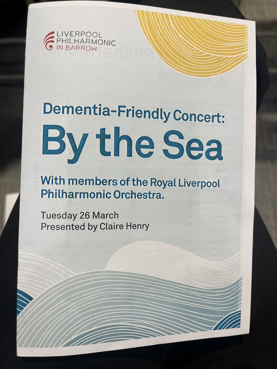 HunterIsobel's tweet photo. One of the loveliest library experiences I’ve ever had. A lunchtime concert with @liverpoolphil at Barrow Library. A packed house - swept away by the music of the sea @WandFCouncil https://t.co/08spM4Lp6q