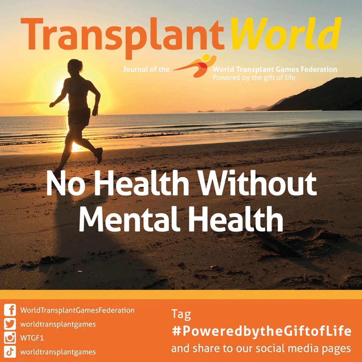 No Health Without Mental Health, explored by WTGF VP, Gerardo Reyna in the latest online journal. Emphasizing the mental & physical health connection in transplant recipients, urging holistic post-transplant care. Read here: bit.ly/3f03KPc