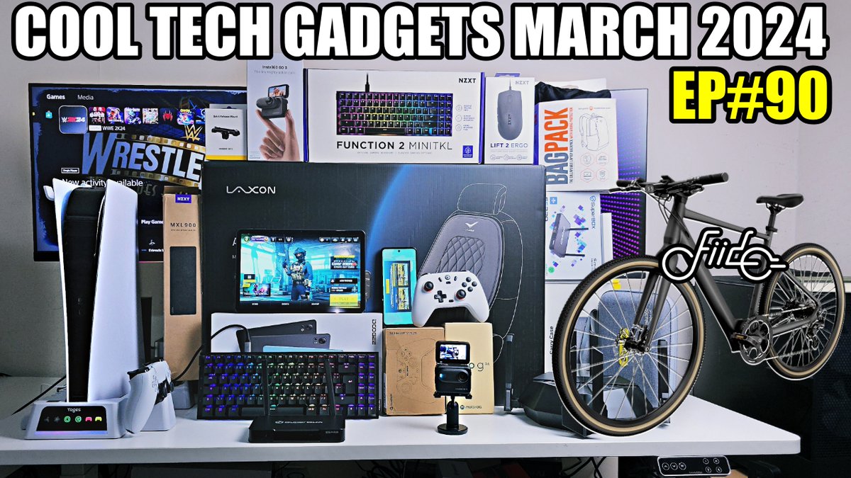 NEW VIDEO: Coolest Tech of the Month March 2024 - EP#90 - Latest Gadgets You Must See! ➡️ youtu.be/aK_GvRoeyiE --- @Fiido_eBike @insta360 @mygamesir @YogesVr @stmgoods @motorolaUK @DOOGEE_official @NZXT @mysuperboxtv #gadgets #tech #technology