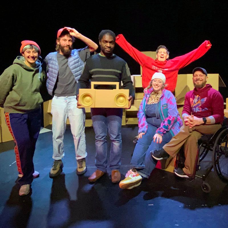 After 20 venues the #BoxedIn tour has finished. It’s been a fab show & we're extremely proud of our @DarylAndCo co-pro. Thank you to everyone who helped make it such a wonderful project - particular thanks to the touring crew: Daryl Beeton, Jonathan Van Beek & Stella Kailides