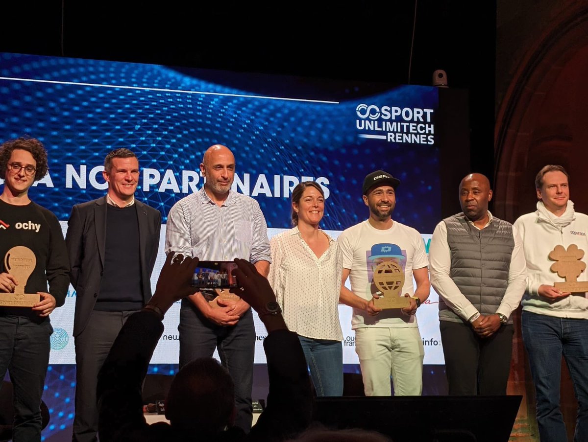 And… 🥁 We won the award of Web3 sports innovation ! 🏆 Thank you @SportUnlimitech team for your trust 💙⚡ This is just the beginning.