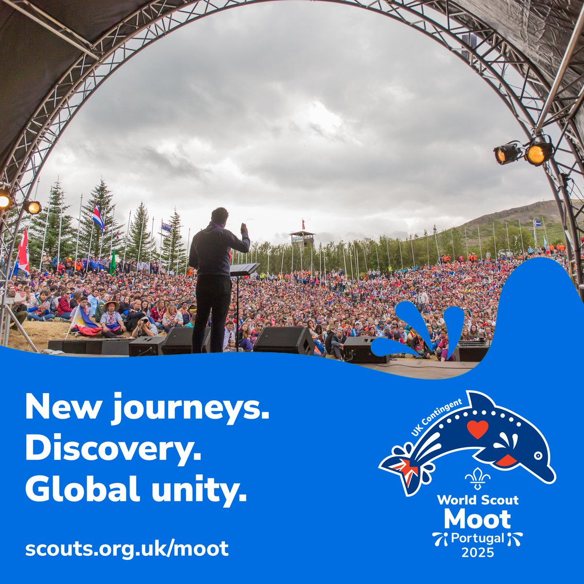 Are you looking to have a fin-tastic time exploring Portugal? Are you looking for the opportunity to discover global unity with other scouters from across the world? Apply to be a part of the UK pod at the 2025 World Scout Moot in Portugal! Apply Now - scouts.org.uk/moot