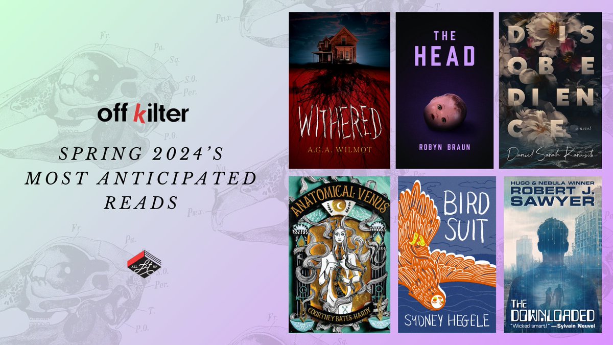 Which are the fierce, frightening, occasionally funny, and fantastically weird books we can't wait to read this spring? Browse our #OffKilter Spring Preview to learn more about these six reads. alllitup.ca/off-kilter-202…