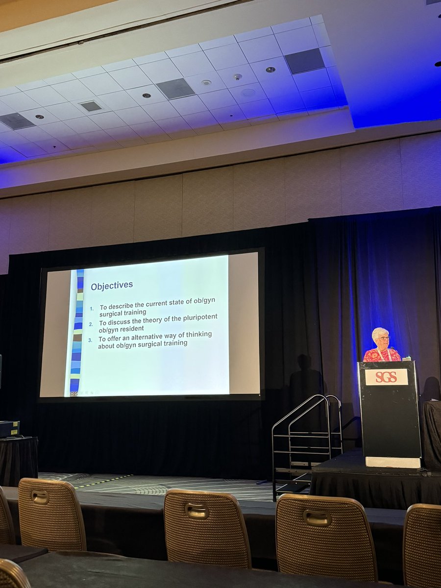 Amy Park, MD (@dramypark) on Twitter photo Becky Rogers gives #SGS2024 <a href="/GynSurgery/">Society of Gynecologic Surgeons</a> talk on declining surgical opportunities and skills among #obgyn residents Becky Rogers gives #SGS2024 <a href="/GynSurgery/">Society of Gynecologic Surgeons</a> talk on declining surgical opportunities and skills among #obgyn residents