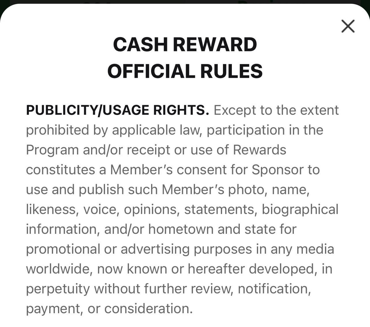 Callumh67's tweet photo. Everyone doing this Temu £50 thing giving the company permission to literally create deepfakes if they want to. Not just for this week, or month, but for the rest of time https://t.co/6K2zZ79QxI