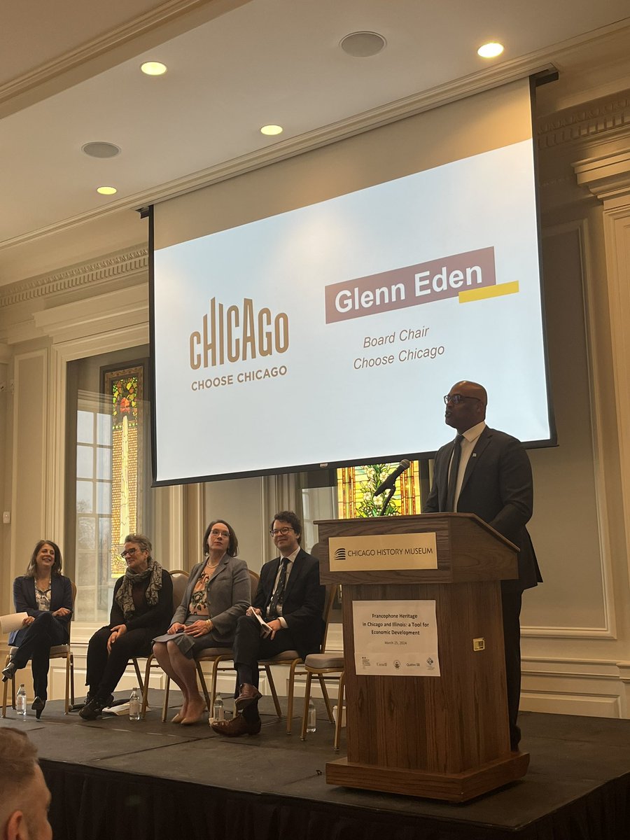 The Midwest has a rich history, greatly influenced by French and Francophone cultures. At the @ChicagoMuseum, @FranceinChicago and its counterparts from Canada, Haiti and Quebec hosted a talk on how these roots are an asset for business, education and attractivity in the region.