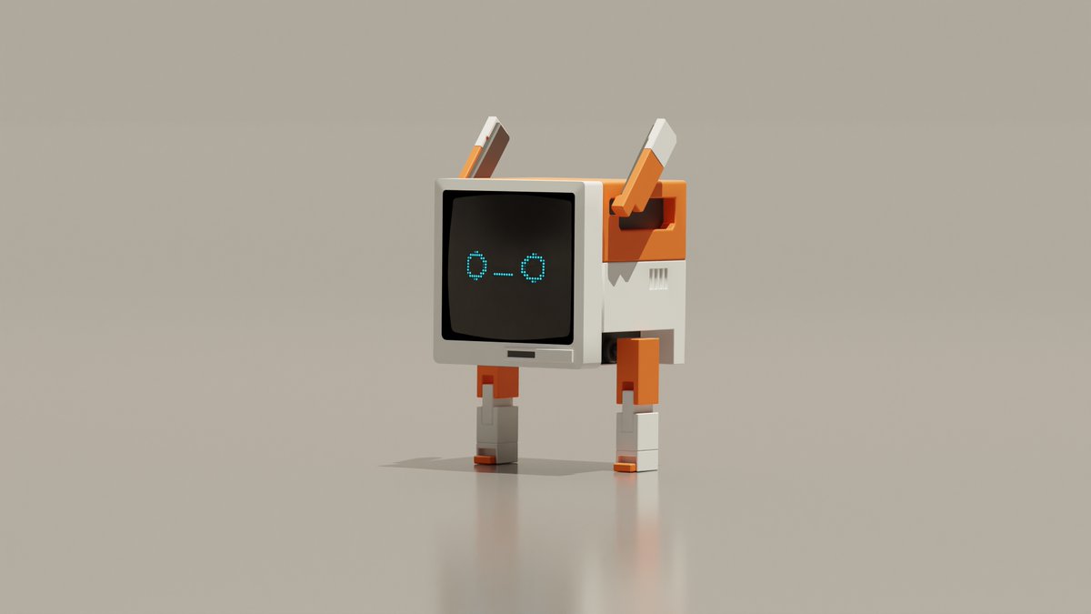 BootStrapRobot's tweet image. BoxBot Junior. Hello World. #3dart #b3d #3dmodel #characterdesign #Robot #gamedev #art