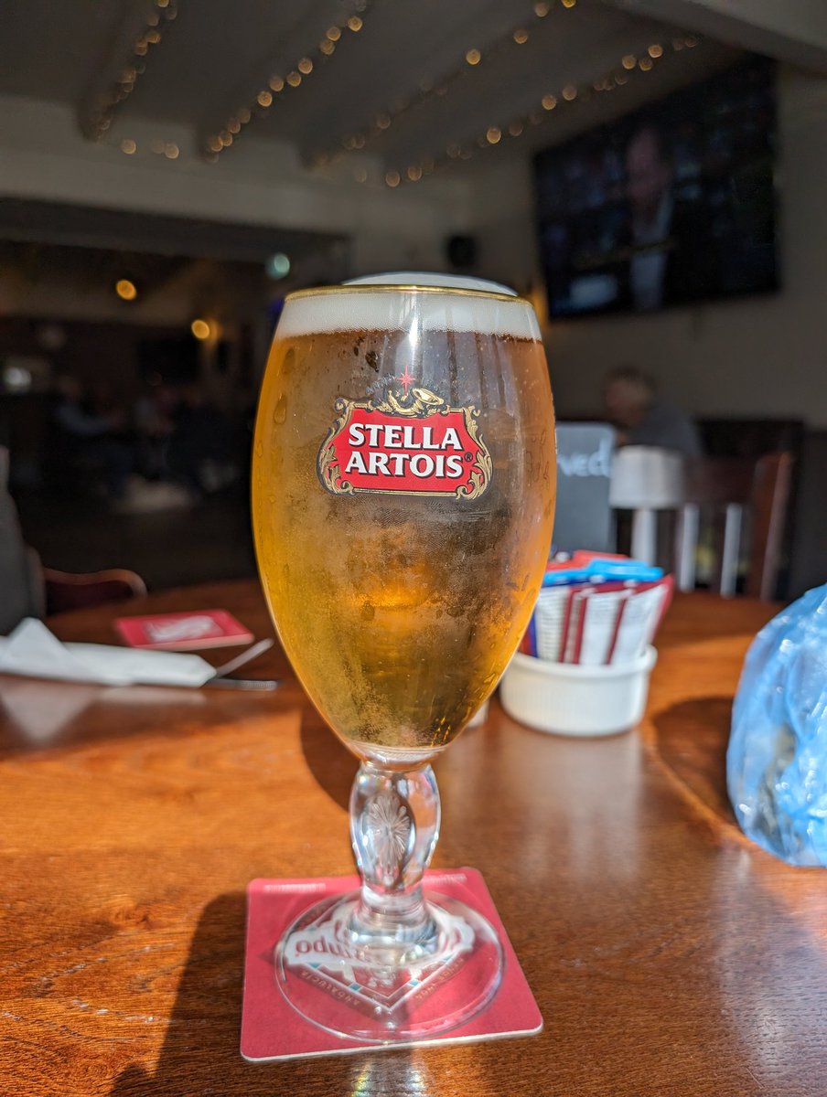 When in Cottingham a pint in The Duke.  @philascough @StellaArtois #stella #StellaArtois