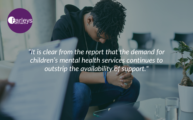 FarleysLaw's tweet image. New statistics have revealed that over a quarter of a million children and young people are still waiting for mental health support after being referred to Children and Young People’s Mental Health Services in 2022-23. Alice Wood looks into the report: bit.ly/3IRve8o