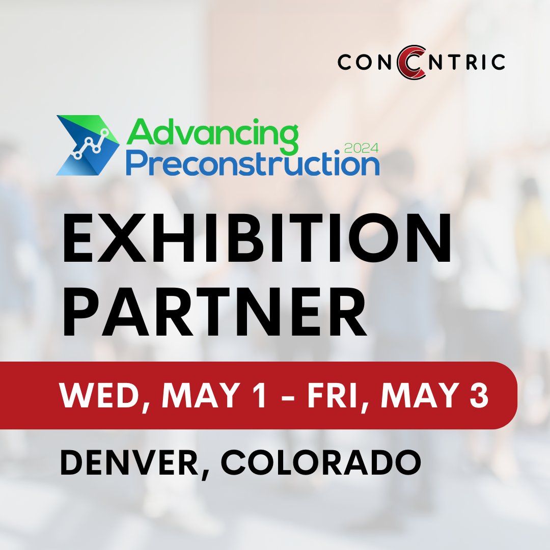 Find us in Denver, Colorado from Wed, May 1st to Fri, May 3rd at Advancing Preconstruction! Join us for:

Precon Party Happy Hour: shorturl.at/mvFKV.

Group Demo Sessions: shorturl.at/yGJW0.

We cannot wait to see you there!

#advancingpreconstruction2024 #ACP2024