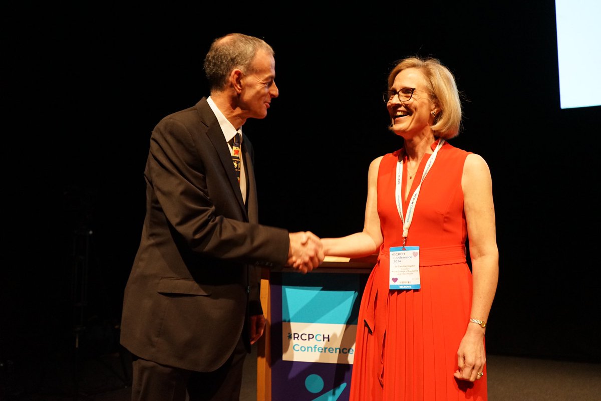 Welcome to our new President Professor Steve Turner! Steve took over from Dr Camilla Kingdon at our AGM here at #RCPCH24 today. Read more: rcpch.ac.uk/news-events/ne…