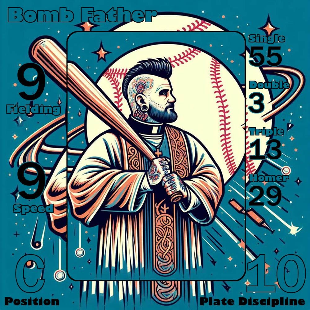 Special Baseballer Giveaway  
⛪️ Bomb Father ⛪️

To Enter:  
- Follow <a href="/Moonshot_BSBL/">Moonshot Baseball</a>
- Like &amp; Repost  
- Tag a Fellow Baseball Fan Below    

Giveaway Ends 3/29 Noon EST
