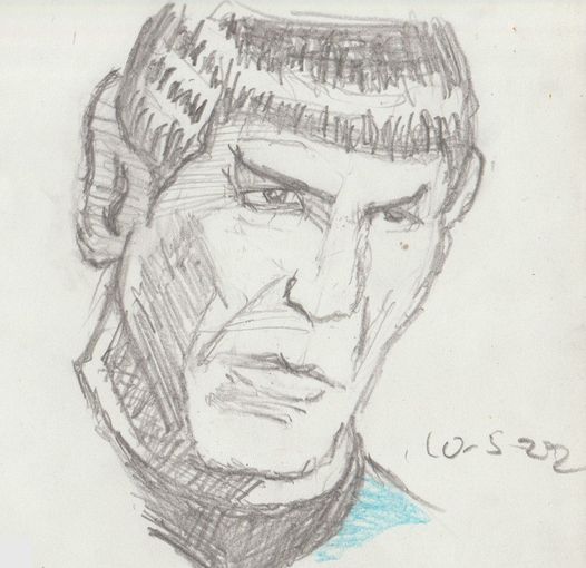 #LeonardNimoy (Mar. 26, 1931 - Feb. 27, 2015) #actor #StarTrek #MrSpock #LiveLongAndProsper #StarTrekTOS #OriginalSeries #Spock #Sketches #JasonShoemaker Characters & related elements © Their Respective Owners