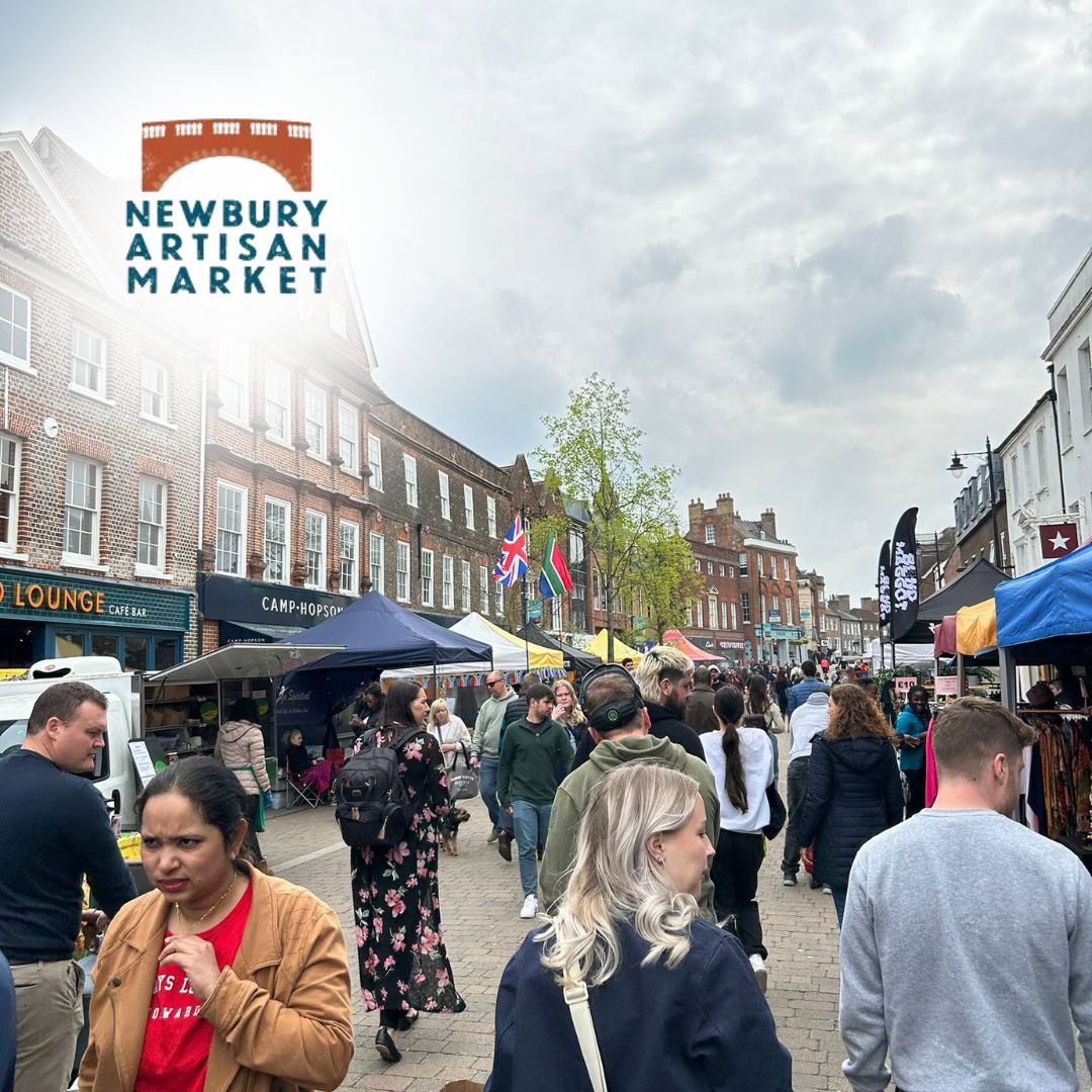 Only 5 DAYS left until the next Newbury Artisan Market! Experience the local craftsmanship, treat yourself to mouth-watering street food, and enjoy the lively vibe! 🛍️ 📍 Northbrook Street, Newbury, RG14 1ND 📅 Sunday 31st March ⏰ 10am - 4pm - - - #VisitNewbury