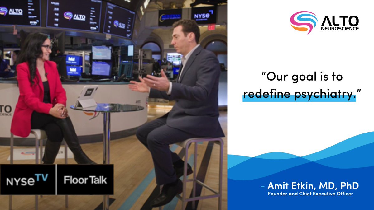 Our goal is to redefine psychiatry by leveraging neurobiology to develop personalized treatment options. Hear more from CEO @AmitEtkin about the need for improved mental health treatments & our work to make #PrecisionPsychiatry a reality for patients: brnw.ch/21wIeBm