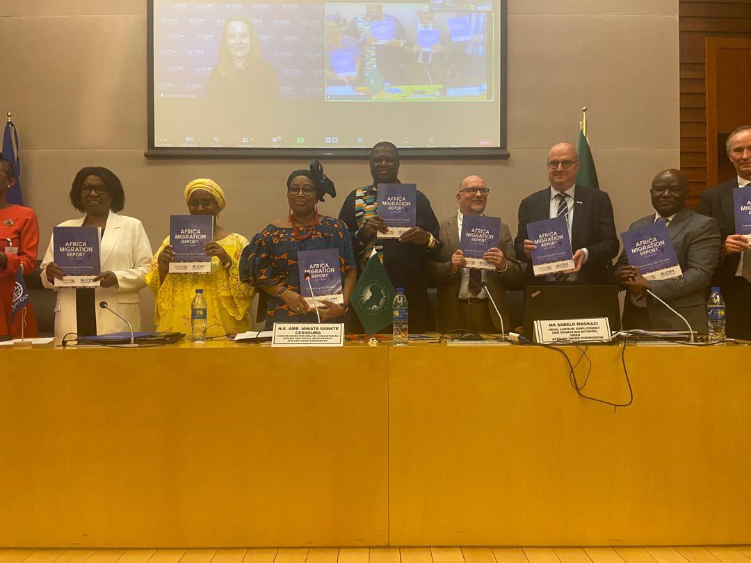 The United States was pleased to partner with @UNmigration & @_AfricanUnion in developing the next Africa Migration Report, which will play a vital role in data driven policies and responses, and in facilitating safe, orderly, and regular migration.  CDA Cleverley delighted to…