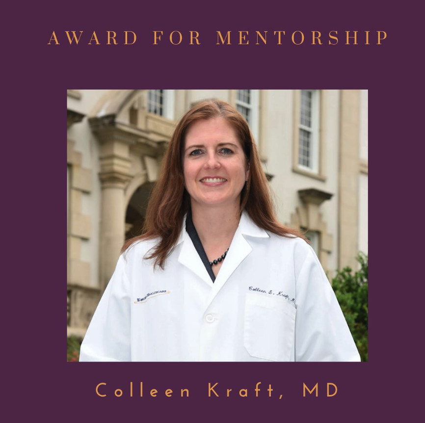 Congratulations to Colleen Kraft, MD, MSc 09FM 10MR 13G, @EmoryPathology professor, honored with the Award for Mentorship during the Center for Women at Emory 2024 Women of Excellence Awards! All honorees ➡️ brnw.ch/21wIeBw