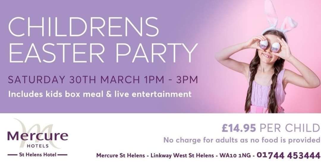 We have some tickets left for our hoptastic Easter event!
Arts and craft, Easter bunny visit and lots of games!
<a href="/whatsonsthelens/">Whats On in StHelens</a>