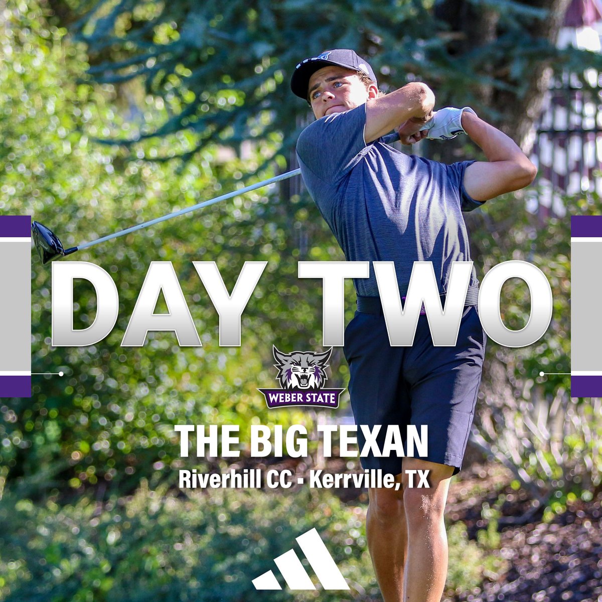 The Wildcats are heading to the tee for the final round of The Big Texan at Riverhill C.C. Weber State enters the day in 3rd place. Follow the action with live scoring at bit.ly/3vieofX Let's Go Wildcats!