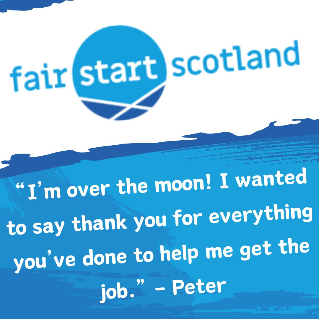 Shout out to our Fair Start client Peter who was recently successful in getting a job at a local primary school in the Stirling area! ‼ Referrals to the programme stop at the end of this month so don't miss out ‼ #SkillsforSuccess #adultlearning #stirling #FairStart