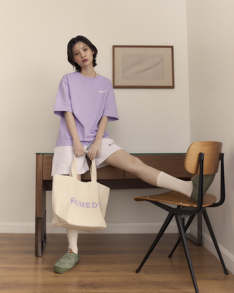‘Vintage Violet’ special drop. Limited edition of t-shirt & tote bag in our first line, available in set of 1,000 only. The colour represents sense of healing and acts like a warm hug for every day. #FindYourRemedy