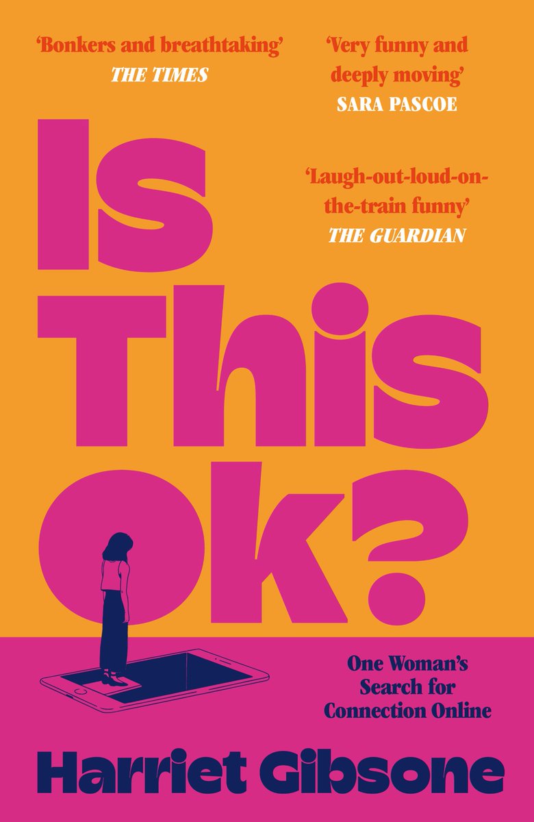 Here’s the beautiful new cover for Is This Ok? Out in paperback next month 🧡🩷panmacmillan.com/authors/harrie…