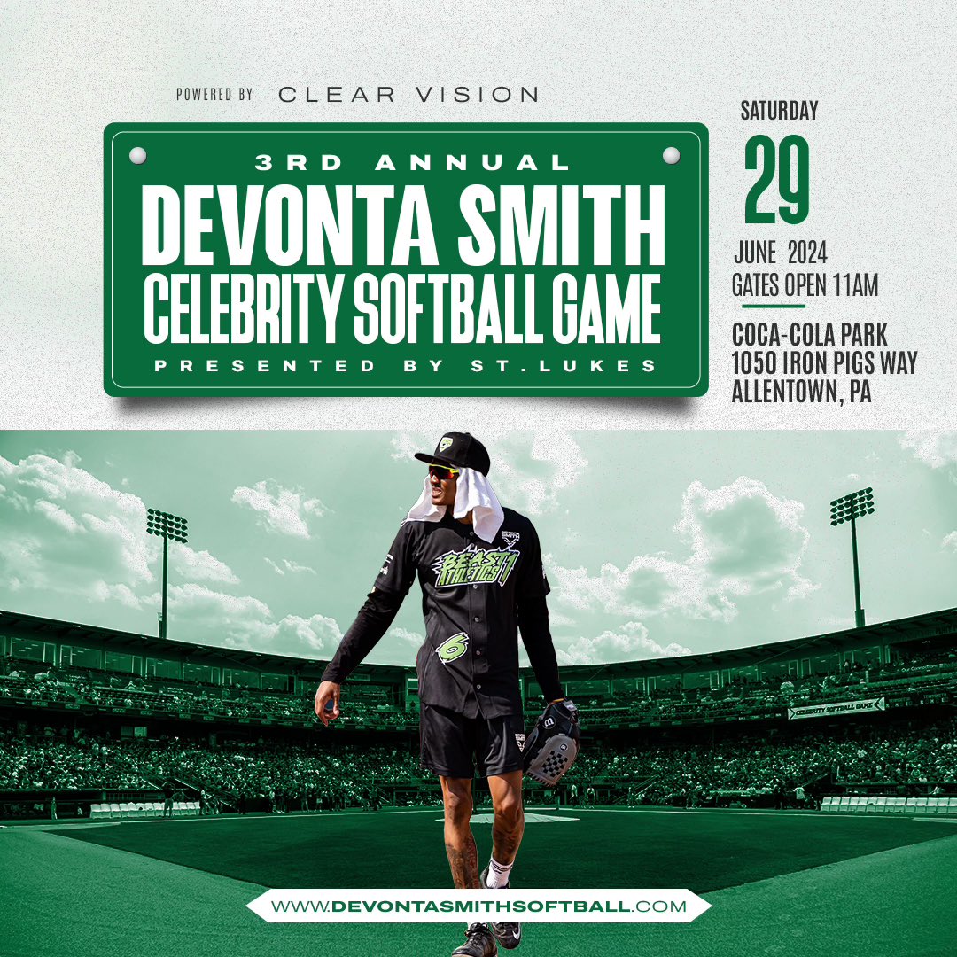 Excited to announce year 3 of my Celebrity Softball Game at @ironpigs on June 29th! Mark your calendars and get ready for a fun-filled day. Tickets on sale Now!! Don't miss out on the action, follow @cvfanexp_ for all updates!
