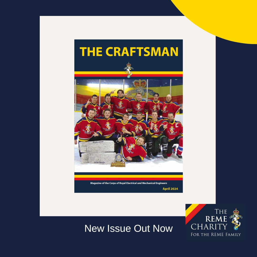The April 2024 issue of The Craftsman is now available to read online issuu.com/official_reme/… #TheCraftsman #OnceREMEAlwaysREME #REMECharity