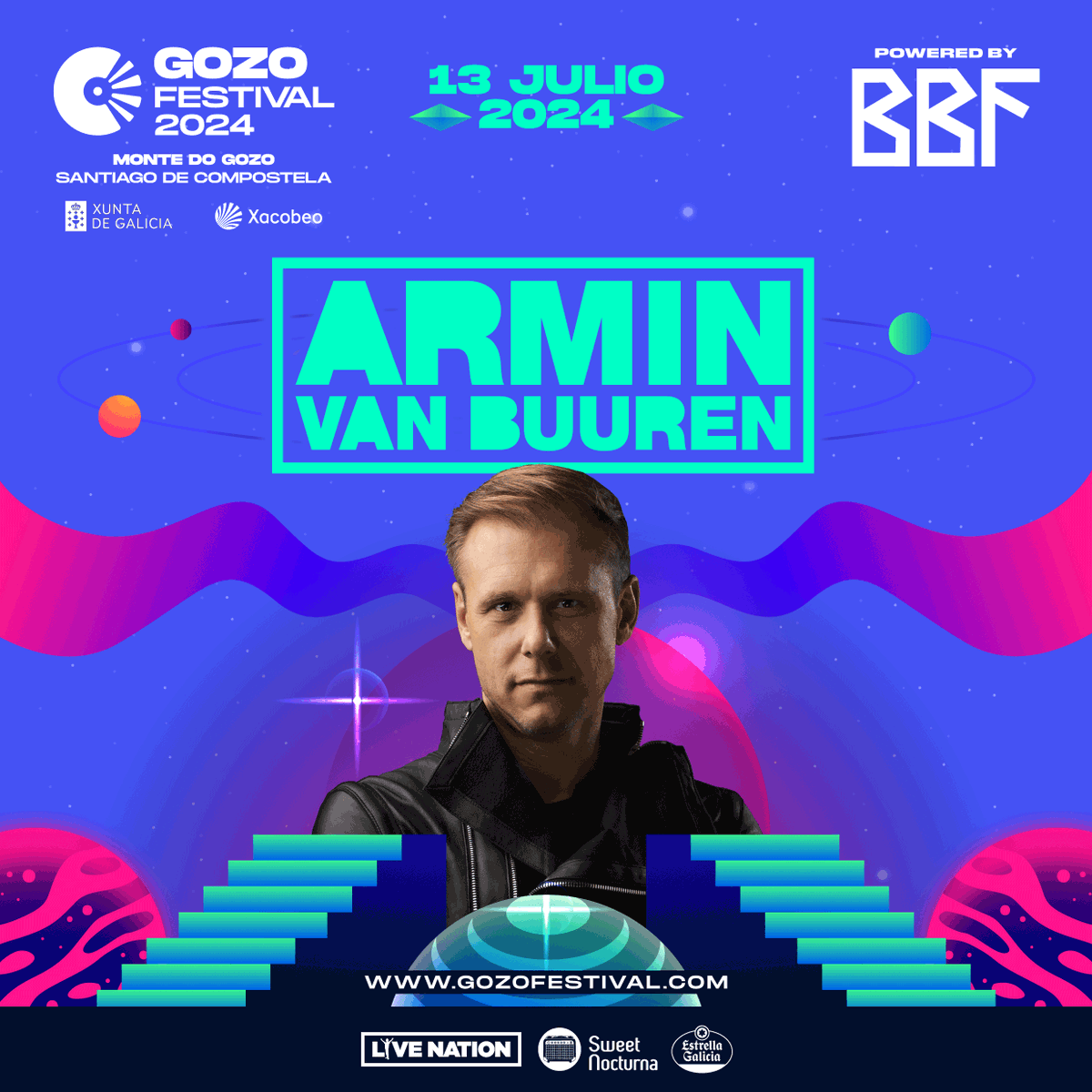 gozofest's tweet image. Armin van Buuren será cabeza de cartel de O Gozo Festival - BBF este 13 de julio 🚀

🎫Entradas en gozofestival.com

#XuntaDeGalicia #Xacobeo @turgalicia @estrellagalicia @livenationes @sweetnocturnaes