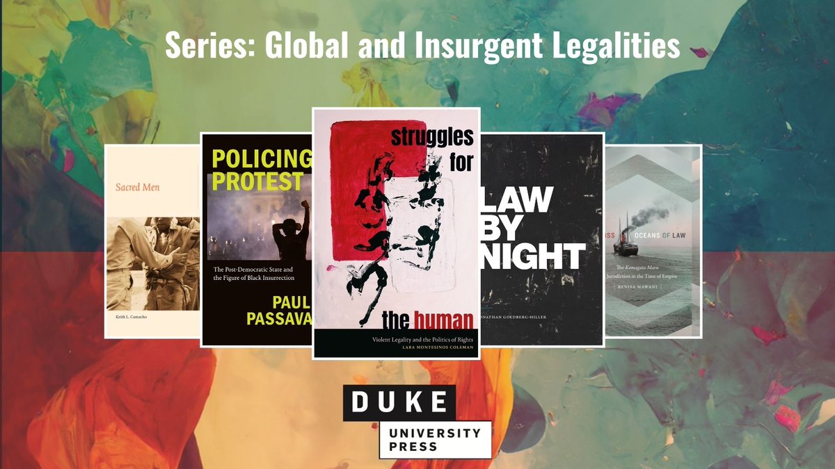 MNG - University Presses (@mngup_books) on Twitter photo The Global and Insurgent Legalities series from <a href="/DukePress/">Duke University Press</a> explores the ways law and legal cultures travel within and beyond national jurisdictions
combinedacademic.co.uk/slsa-2024/#Duke
<a href="/SLSA_UK/">SLSA</a> #SLSA2024 #sociolegal
<a href="/LaraMonteCo/">Lara Montesinos Coleman</a> <a href="/renisamawani/">renisa mawani</a> The Global and Insurgent Legalities series from <a href="/DukePress/">Duke University Press</a> explores the ways law and legal cultures travel within and beyond national jurisdictions
combinedacademic.co.uk/slsa-2024/#Duke
<a href="/SLSA_UK/">SLSA</a> #SLSA2024 #sociolegal
<a href="/LaraMonteCo/">Lara Montesinos Coleman</a> <a href="/renisamawani/">renisa mawani</a>