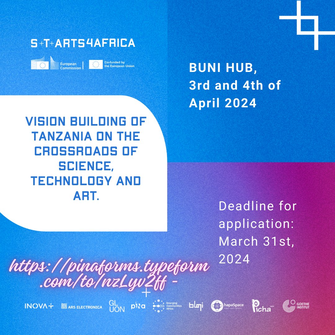 How do you build vision for your Hub? How do you build vision as an artist? If you want to find out, join us next week with training from our colleagues from #PINA in Slovenia. Apply: pinaforms.typeform.com/to/nzLyv2ff