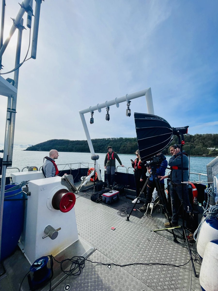 A welcome break from the rain, so a productive morning filming in Cawsand Bay with <a href="/Raymarine/">Raymarine</a> 

<a href="/PlymUni/">University of Plymouth</a> @oceansciencetec <a href="/PlymSoundNMP/">Plymouth Sound National Marine Park</a>