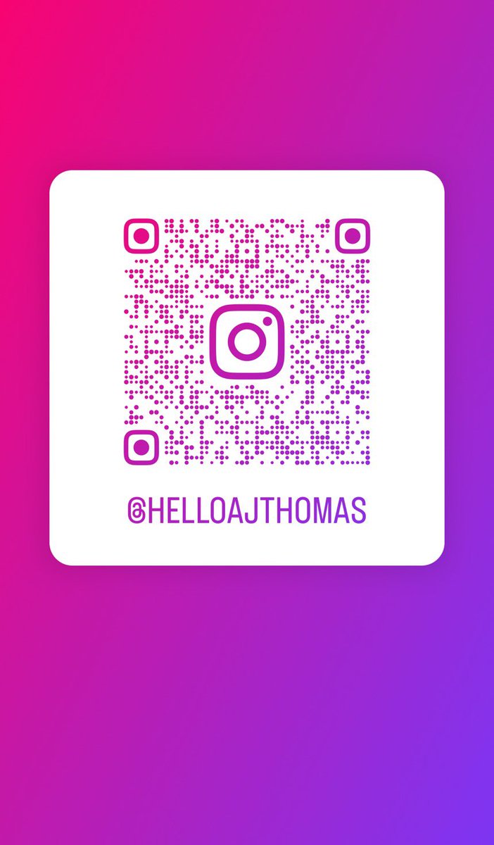 Let’s connect on Instagram for more fun! ❤️⚡️

instagram.com/helloajthomas