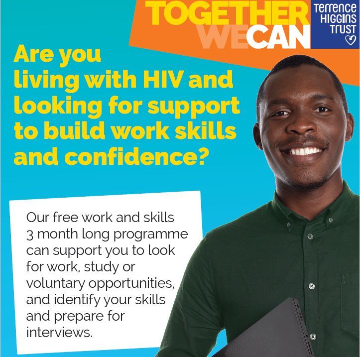 People living with HIV can register for @THTorguk Work and Skills programme which helps them to build confidence, set goals and identify their skills to find or return to work. Applications for the Spring programme need to be in by Friday 12 April: tht.org.uk/our-services/l…