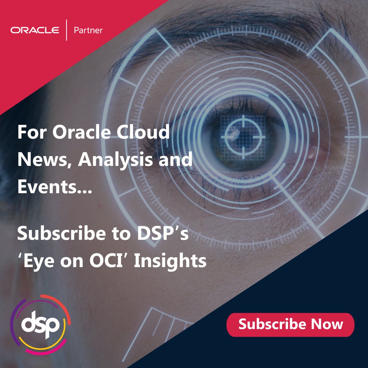 Get the lowdown on the latest developments in Oracle Cloud from the foremost UK Oracle Partner, DSP. With 100s of experts and 25 years of working with Oracle technology, there's no one better to help you navigate the world of Oracle Cloud! bit.ly/3TAtEfU #Oracle #OCI