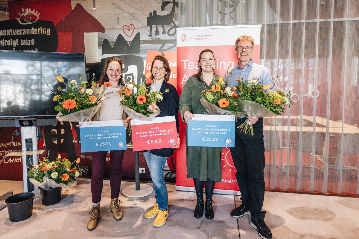 @TeachingAcadem3 @rug_gmw Would you like to know more about Kirsten and hear team, as well as the runners up? Please read the news article! 👇 rug.nl/about-ug/organ…