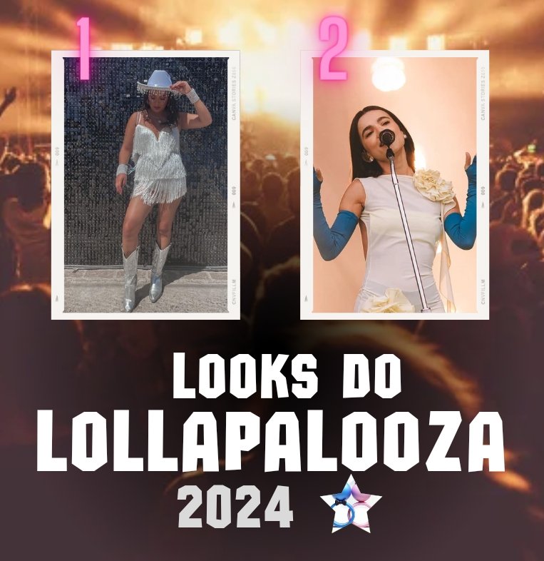 pontodosnoivos's tweet photo. Selecionamos looks do Lollapalooza para inspirar a moda noiva no estilo country e rock.
1 - Cristina Soares
2 - @manugavassi
3 - @gabrielaversiani
4 - @giulia
Fotos: @lollapaloozabr
#lollapalooza #manugavassi #gabrielaversiani #giuliabe #lollapalooza2024 #modanoiva https://t.co/xEZ036V1C3