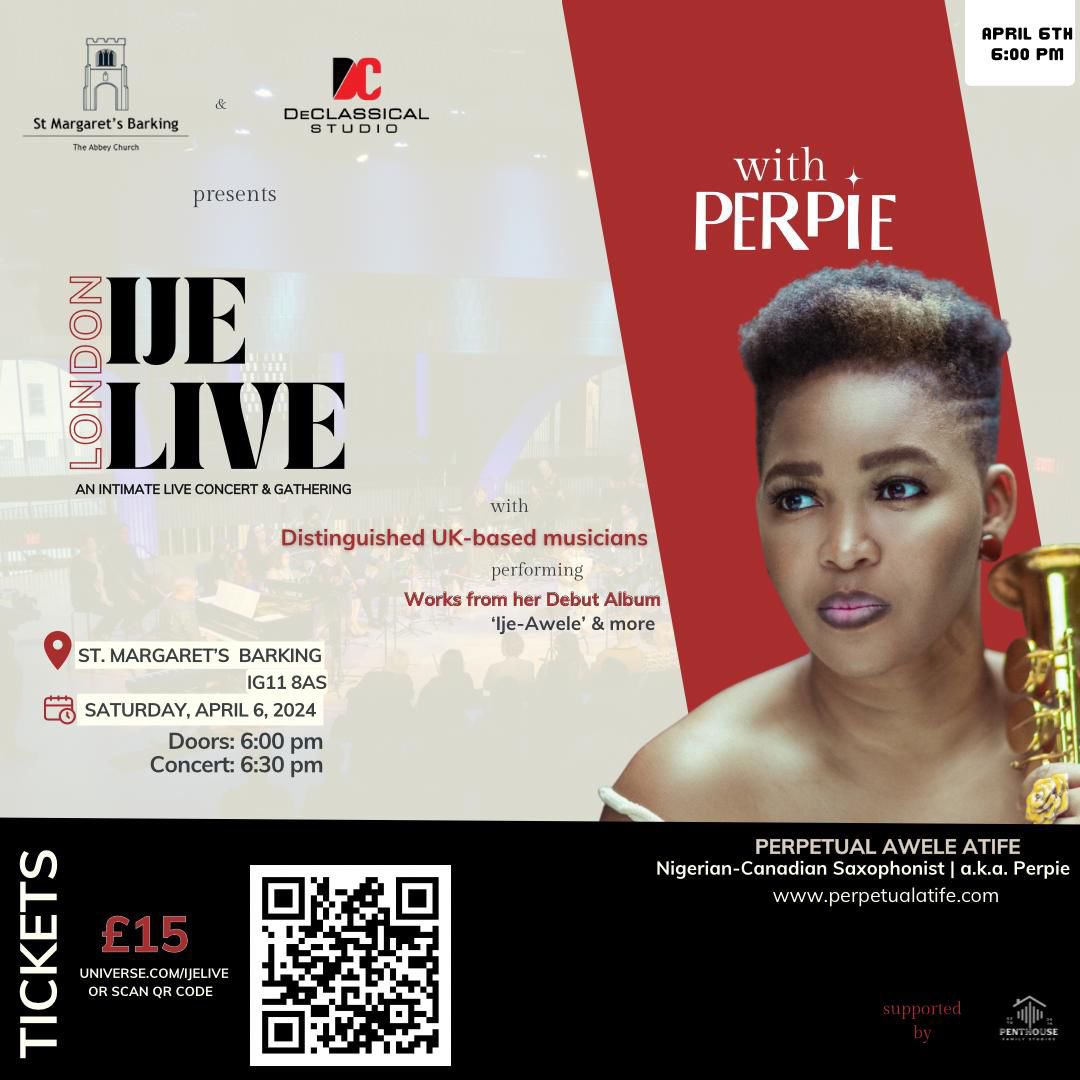 Tickets are Live | Ije Live with Perpie in LONDON, UK 🙏
Saturday, April 6th
:
universe.com/ijelive