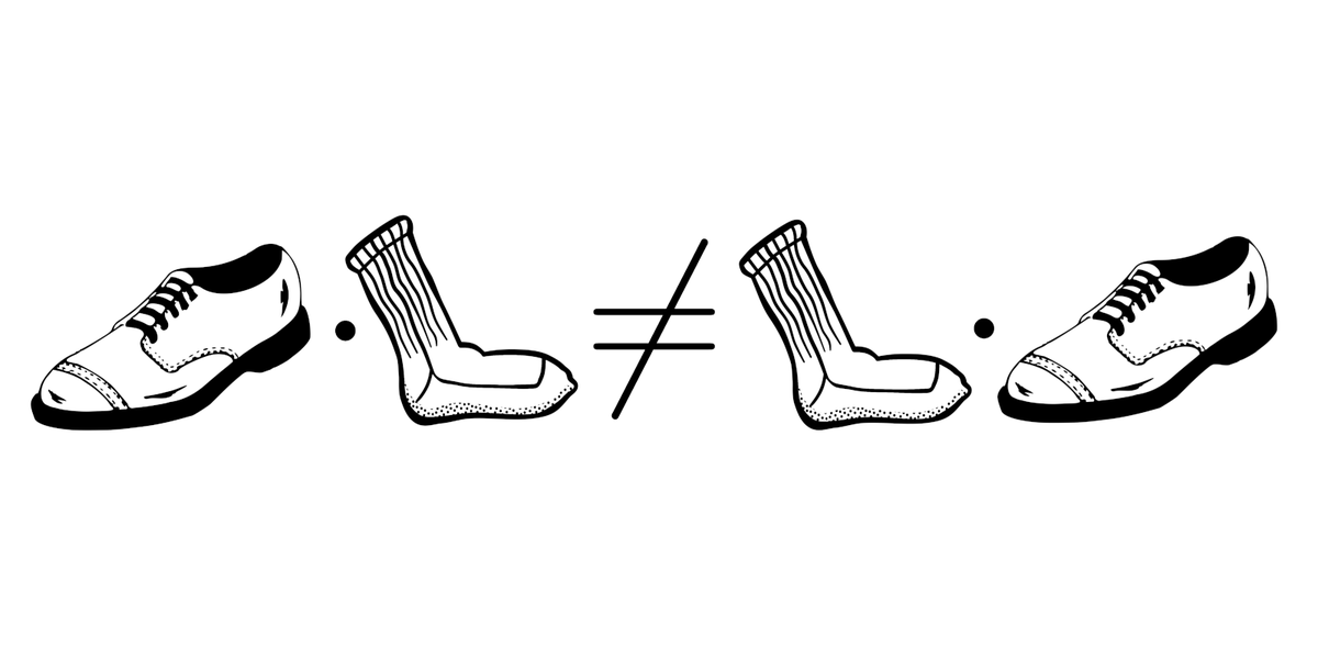 How to convey the concept behind complex mathematical research? It's tough. James Timmins researches noncommutative algebras where the order you do things really matters. As in whether you put on your socks before your shoes or vice-versa. Case study: maths.ox.ac.uk/node/67250