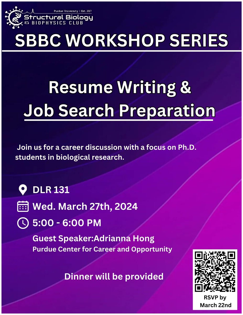 🗒️✍️ Join us tomorrow for another workshop!
#biophysicsrules