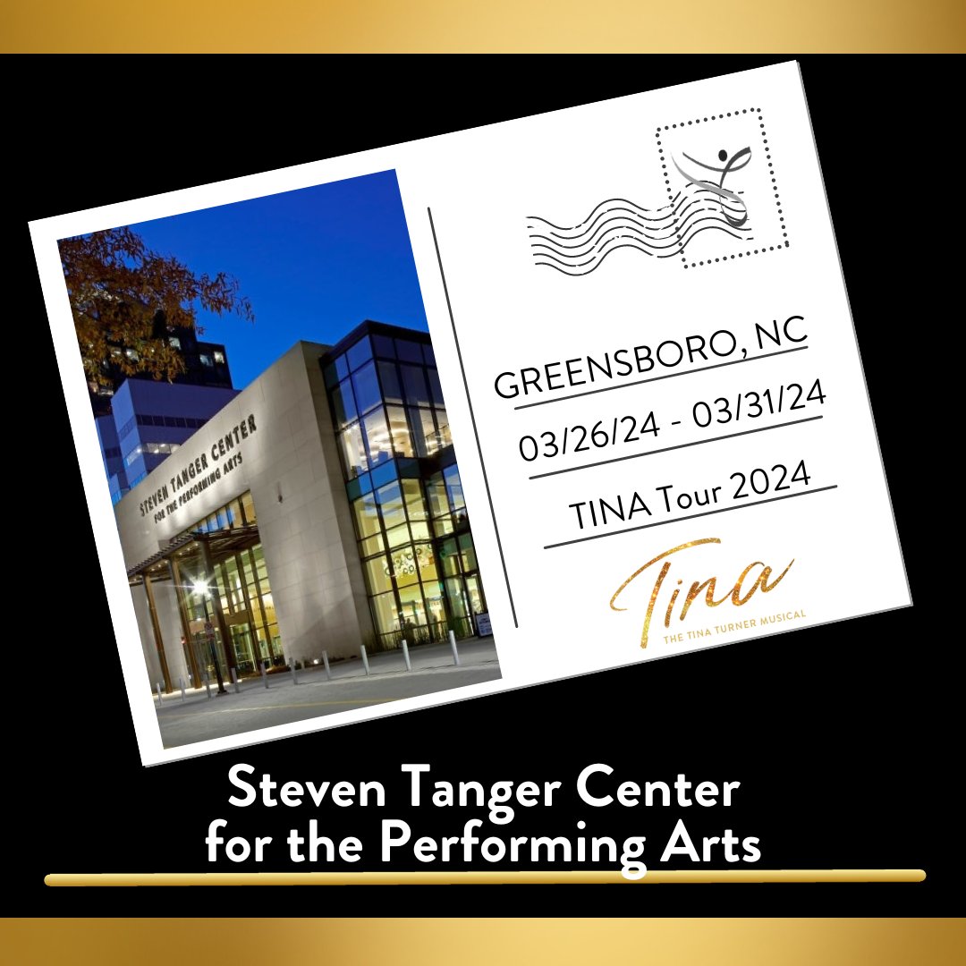 Can you feel the rhythm Greensboro? Just follow the beat to @tangercenter 🎶 #TinaOnTour